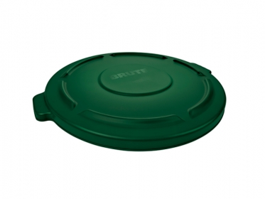 Tapa Plana Contenedor Redondo Brute de 121 litros Rubbermaid FG263100DGRN     