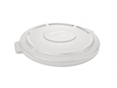 Tapa Plana Contenedor Redondo Brute de 121 litros Rubbermaid FG263100WHT