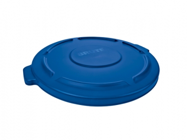 Tapa Plana Contenedor Redondo Brute de 121 litros Rubbermaid FG263100BLUE