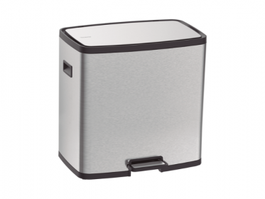 Punto Ecologico Pedal Doble 30 lts en Acero Inoxidable Tramontina Octos 94544430