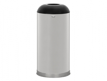Rubbermaid FGR32SSSGL Contenedor Tapa Abierta Negro Metlico 56 Litros