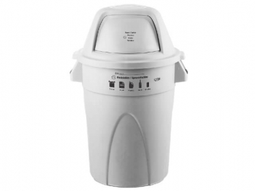 Contenedor Elite 121 Litros Blanca Residuos Reciclables Estra 4-1042538