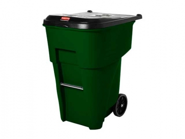 Rubbermaid 2064731 Contenedor  Brute con Ruedas 360 litros Verde