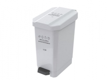 Caneca de Pedal Bins 10 Litros Blanca 4-1042672